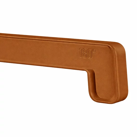 Világosbarna színű hossztoldó üreges műanyag párkányhoz