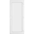 Műanyag bejárati ajtó 100x210 jobbos Delaware tömör 2 rétegű üveggel és hőszigetelt panellel 5 kamrás fehér