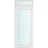 Műanyag bejárati ajtó 100x240 jobbos Baltimore üveges 2 rétegű üveggel és hőszigetelt panellel 5 kamrás fehér