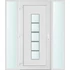 Műanyag bejárati ajtó 160x210 balos Maryland 1 üveges 2 rétegű üveggel és hőszigetelt panellel 5 kamrás fehér