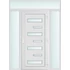 Műanyag bejárati ajtó 160x240 jobbos Georgia 7 üveges 2 rétegű üveggel és hőszigetelt panellel 5 kamrás fehér
