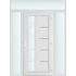 Műanyag bejárati ajtó 160x240 jobbos Indiana 1 üveges 2 rétegű üveggel és hőszigetelt panellel 5 kamrás fehér