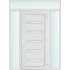Műanyag bejárati ajtó 160x240 jobbos Jacksonville 5 üveges 2 rétegű üveggel és hőszigetelt panellel 5 kamrás fehér