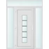 Műanyag bejárati ajtó 160x240 balos Maryland 1 üveges 2 rétegű üveggel és hőszigetelt panellel 5 kamrás fehér