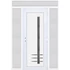 Műanyag bejárati ajtó 180x240 jobbos Daytona 1 üveges 5 kamrás fehér