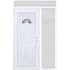 Műanyag bejárati ajtó 150x240 balos Miami 1 üveges felül+oldalvilágítóval 5 kamrás fehér