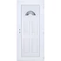 Műanyag bejárati ajtó 100x210 jobbos Miami 1 üveges 3 rétegű üveggel extra vastag hőszigetelt panellal 5 kamrás fehér