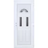 Műanyag bejárati ajtó 90x210 jobbos Miami 3 üveges 5 kamrás fehér