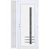 Műanyag bejárati ajtó 130x210 jobbos Daytona 1 üveges 5 kamrás fehér