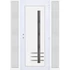 Műanyag bejárati ajtó 160x210 jobbos Daytona 1 üveges 5 kamrás fehér