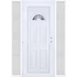 Műanyag bejárati ajtó 160x210 balos Miami 1 üveges oldalvilágítóval 5 kamrás fehér