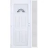 Műanyag bejárati ajtó 130x210 balos Miami 1 üveges 3 rétegű üveggel extra vastag hőszigetelt panellal oldalvilágítóval 5 kamrás fehér