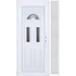 Műanyag bejárati ajtó 130x210 balos Miami 3 üveges oldalvilágítóval 5 kamrás fehér