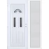 Műanyag bejárati ajtó 150x210 balos Miami 3 üveges oldalvilágítóval 5 kamrás fehér