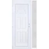 Műanyag bejárati ajtó 120x210 balos Miami tömör oldalvilágítóval 5 kamrás fehér