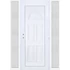 Műanyag bejárati ajtó 160x210 jobbos Miami tömör oldalvilágítóval 5 kamrás fehér